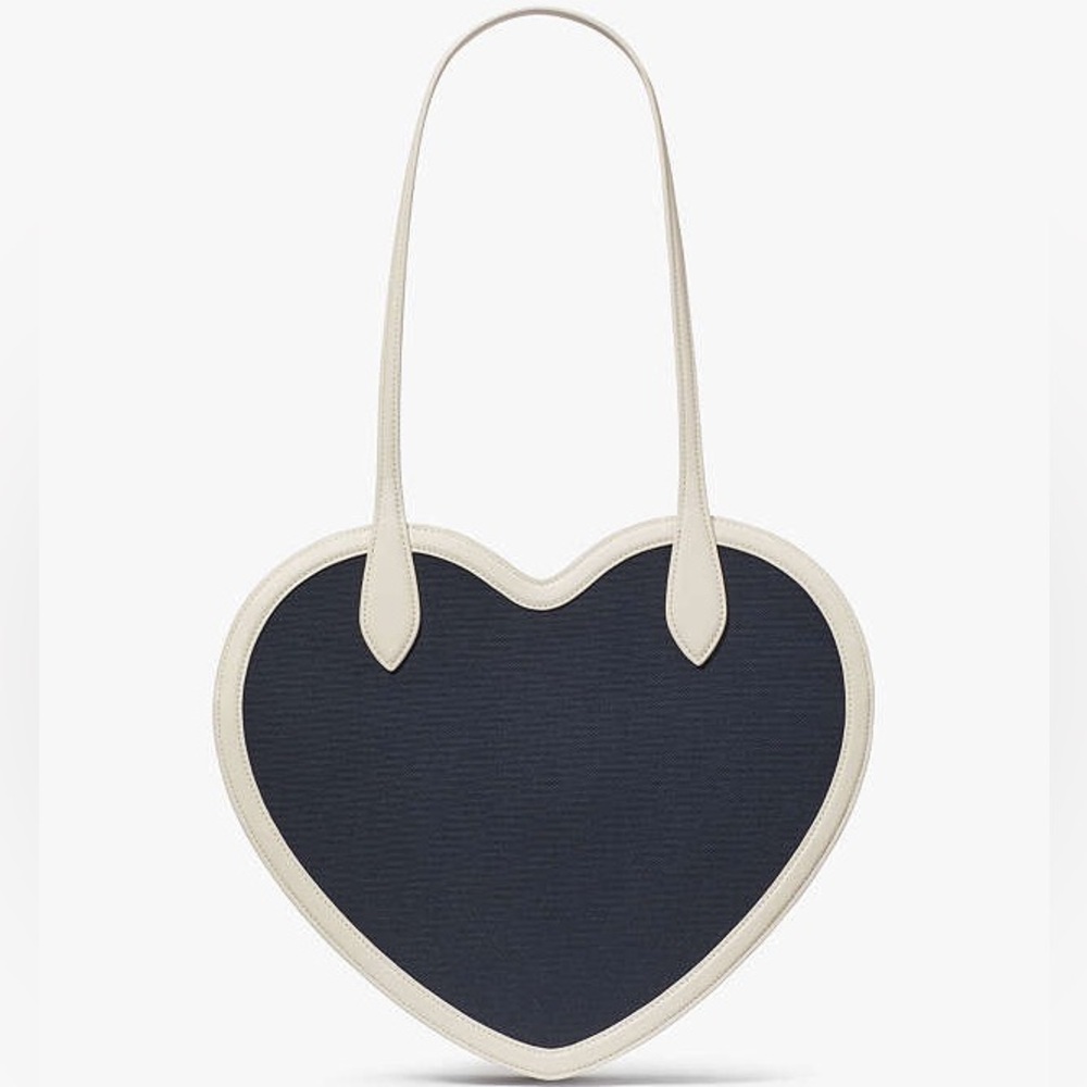 NWT-Kate Spade-Rainbow🌈Collection-Love Shack-Large Heart💙Tote-Blazer Blue-$429 - Picture 14 of 16